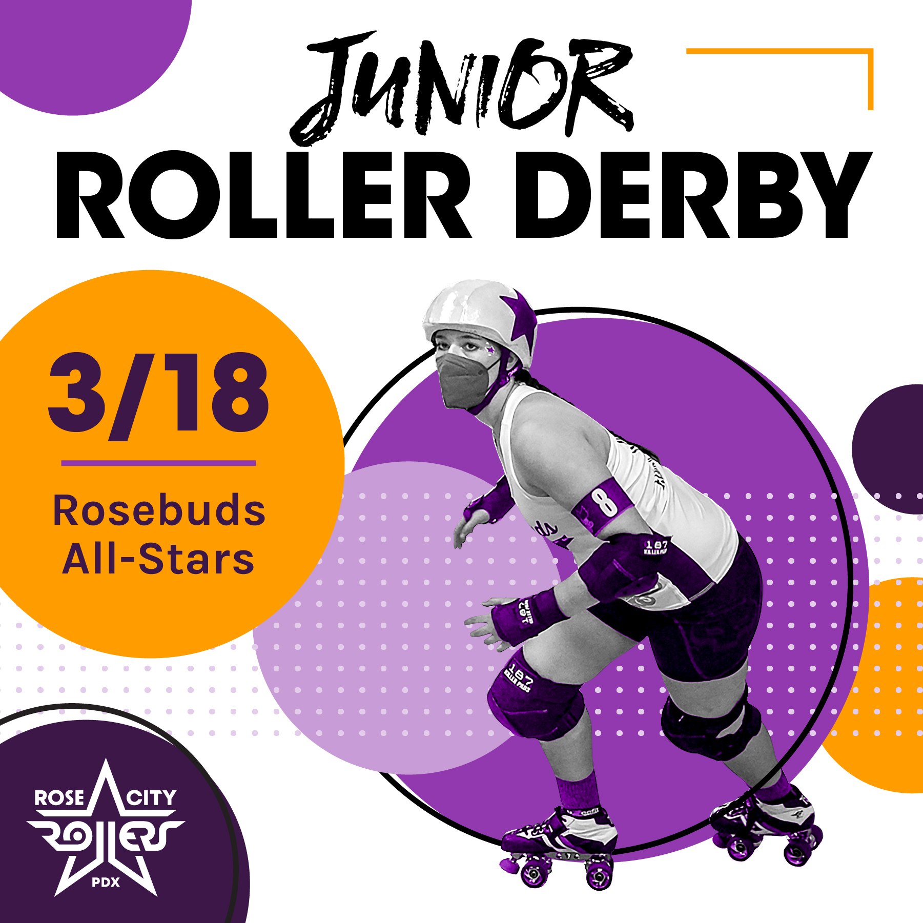 3/18 Rose City Junior Roller Derby All Stars Tickets The Hangar at